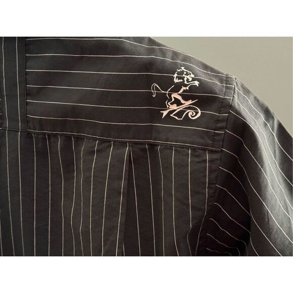 Skull Boards Button-Up Shirt, Boys size L - Picture 7 of 10